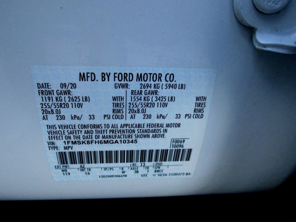 2021 Ford Explorer Limited 4WD - 23090664 - 46