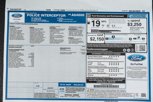 2021 Ford Explorer POLICE INTERCEPTOR AWD - 23017909 - 41