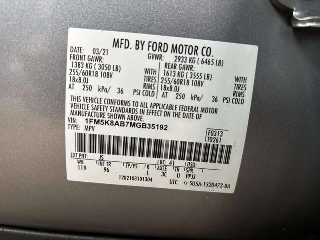 2021 Ford Explorer Police Interceptor Utility AWD 4dr SUV - 23005202 - 33