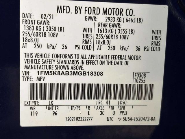 2021 Ford Explorer Police Interceptor Utility AWD 4dr SUV - 23046826 - 32