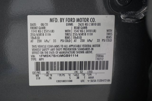 2021 Ford Explorer RWD - 22941107 - 30