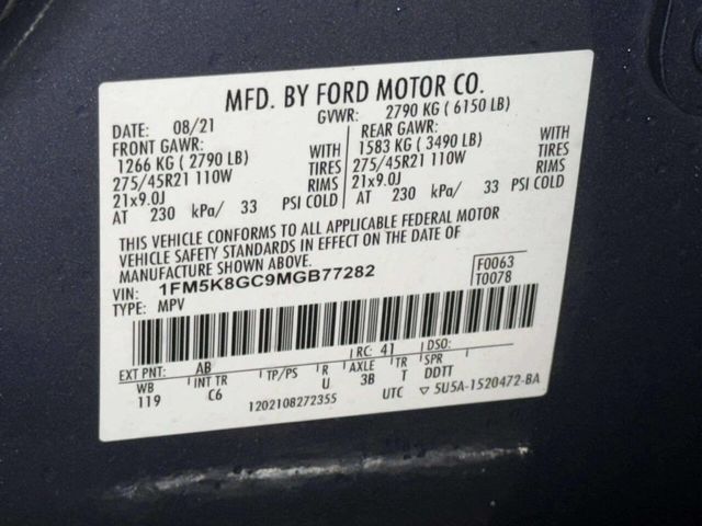 2021 Ford Explorer ST 4WD - 22985773 - 18
