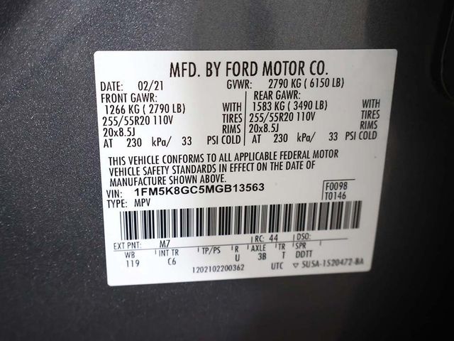 2021 Ford Explorer ST 4WD - 22948929 - 64