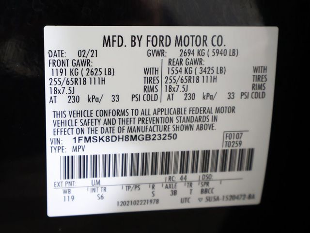 2021 Ford Explorer XLT 4WD - 23003421 - 54