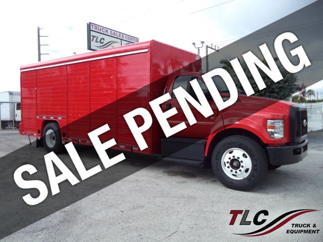 2021 Ford F650 w/ Mickey Aluminum Truck Bodies Side Loaders Beverage - 22899243 - 0