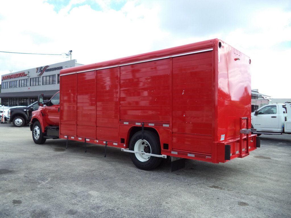 2021 Ford F650 w/ Mickey Aluminum Truck Bodies Side Loaders Beverage - 22899243 - 12