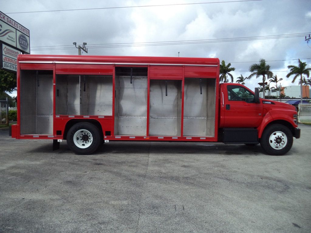 2021 Ford F650 w/ Mickey Aluminum Truck Bodies Side Loaders Beverage - 22899243 - 21