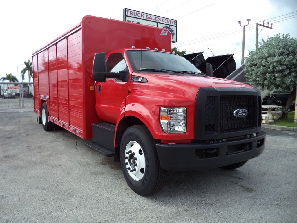2021 Ford F650 w/ Mickey Aluminum Truck Bodies Side Loaders Beverage - 22899243 - 2