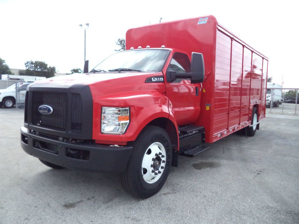 2021 Ford F650 w/ Mickey Aluminum Truck Bodies Side Loaders Beverage - 22899243 - 3