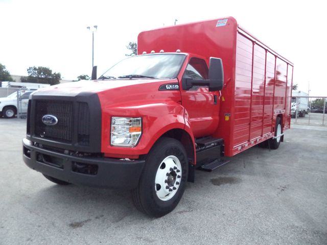 2021 Ford F650 w/ Mickey Aluminum Truck Bodies Side Loaders Beverage - 22899243 - 3