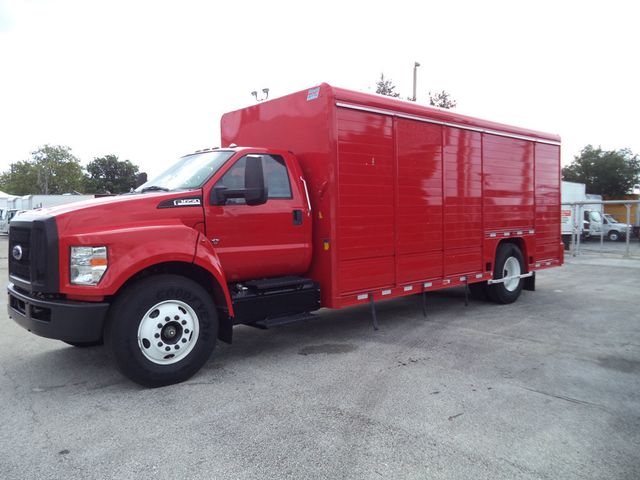 2021 Ford F650 w/ Mickey Aluminum Truck Bodies Side Loaders Beverage - 22899243 - 4