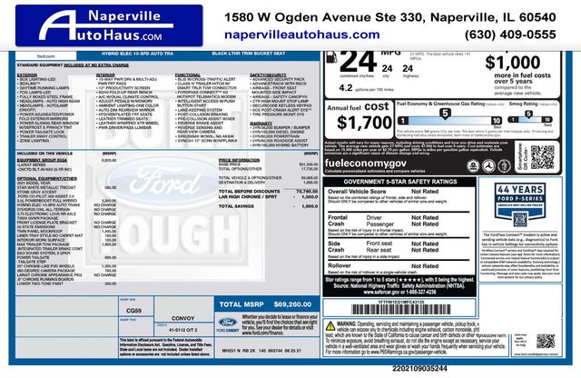 2021 Ford F-150 LARIAT 4WD SuperCrew 5.5' Box - 23007138 - 0