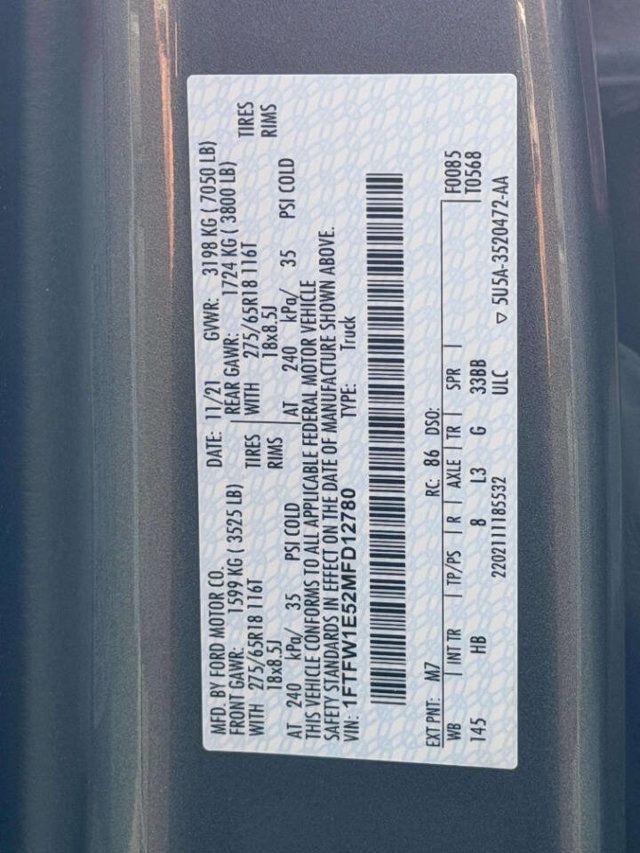 2021 Ford F-150 Lariat 4x4 4dr SuperCrew 5.5 ft. SB - 23045391 - 18