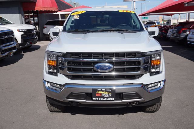 2021 Ford F-150 LARIAT, 4X4, PREMIUM WHEELS, RUNNING BOARDS, LEATHER SEATS - 22979392 - 9