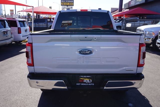 2021 Ford F-150 LARIAT, 4X4, PREMIUM WHEELS, RUNNING BOARDS, LEATHER SEATS - 22979392 - 6