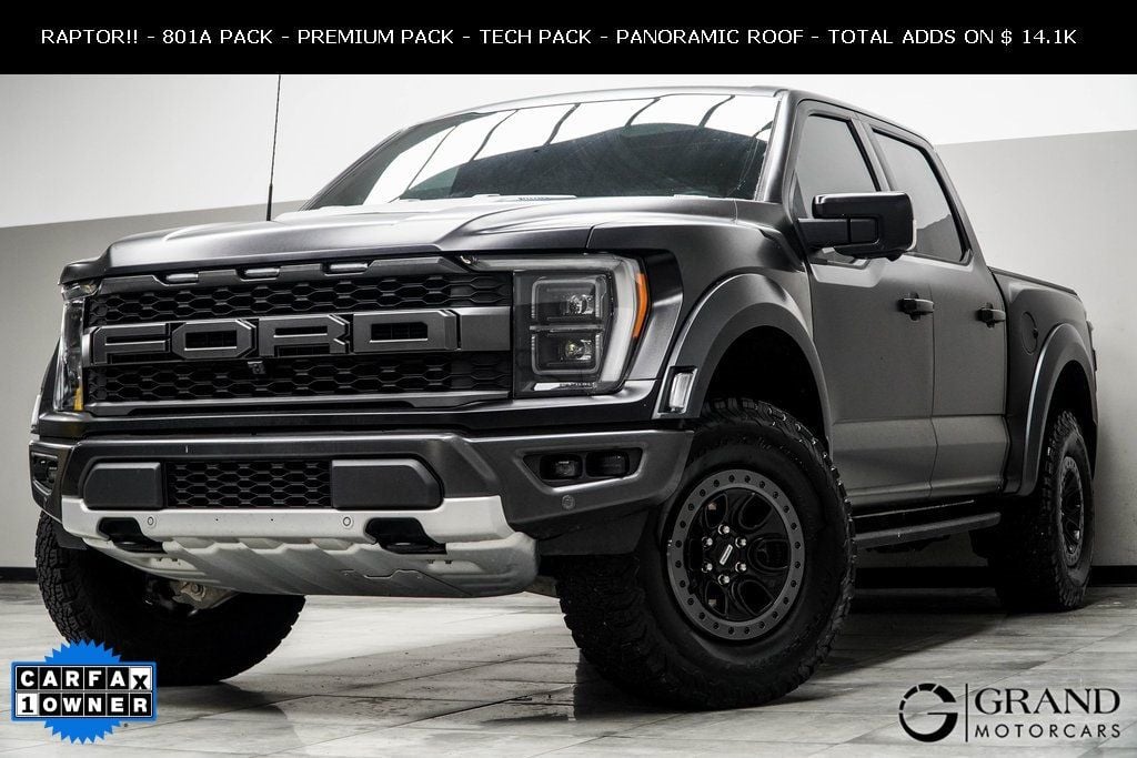 Used 2021 Ford F-150 Raptor with VIN 1FTFW1RG1MFC25397 for sale in Kennesaw, GA