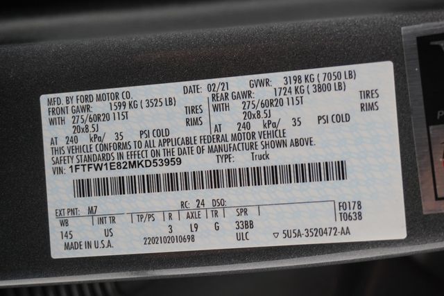 2021 Ford F-150 XLT 4WD SuperCrew 5.5' Box - 22939496 - 29