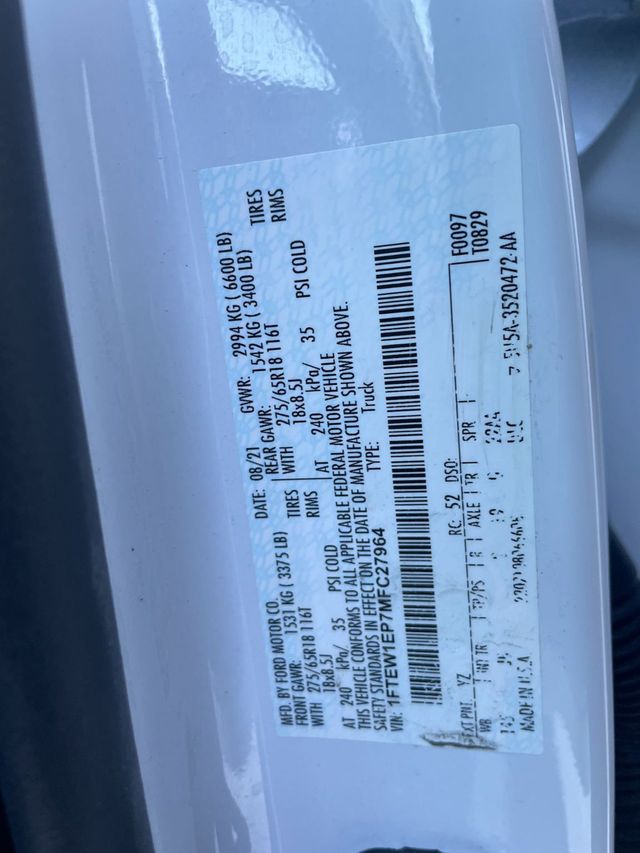 2021 Ford F-150 XLT 4WD SuperCrew 6.5' Box - 22955790 - 10