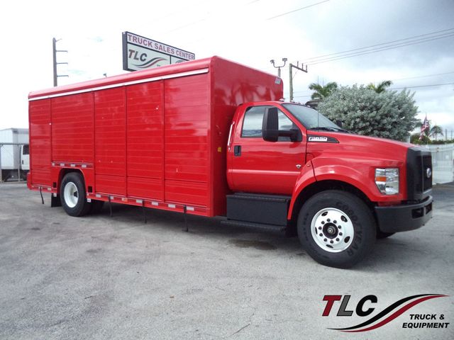 2021 Ford F-650 w/ Mickey Aluminum Truck Bodies Side Loaders Beverage - 22899243 - 0