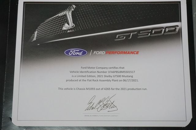 2021 Ford Mustang *Golden Ticket* *$106k+MSRP* *Carbon Track Pkg* *Painted Stripe* - 22957222 - 87