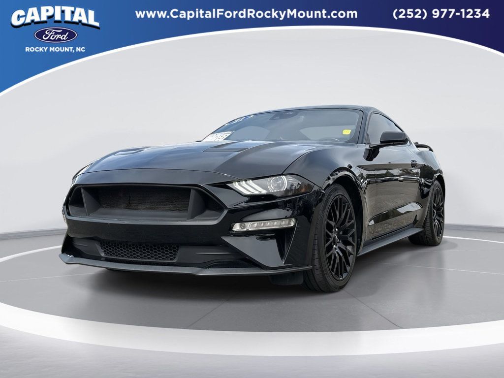 Used 2021 Ford Mustang GT with VIN 1FA6P8CF8M5155219 for sale in Wilmington, NC