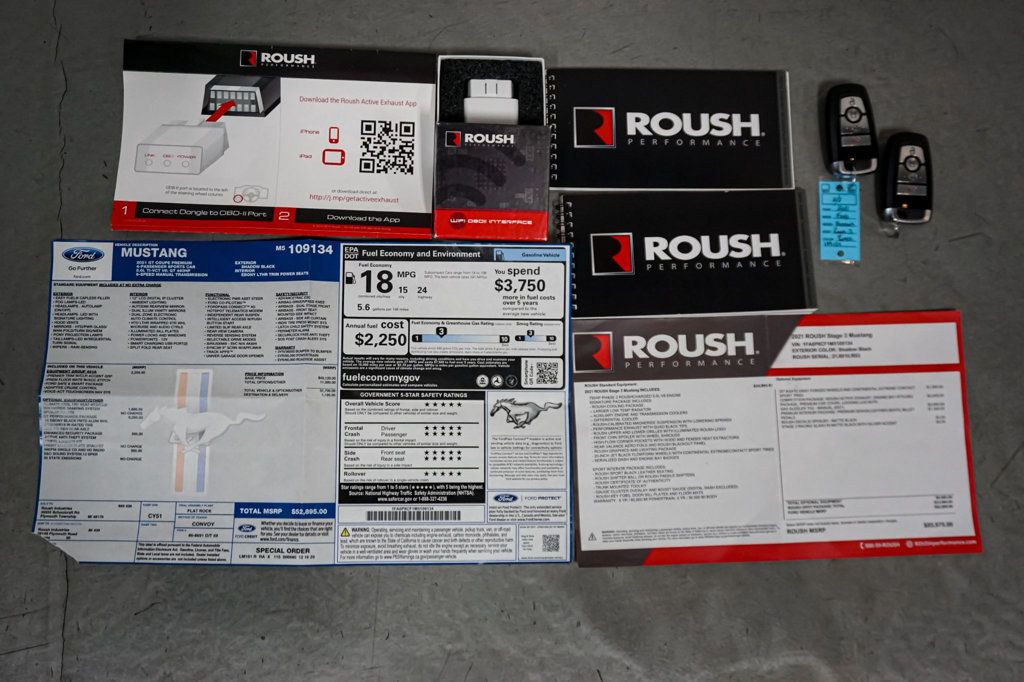 2021 Ford Mustang *Roush Stage 3* *Supercharged* *6-Spd Manual* *Only 3k Miles* - 22959816 - 89