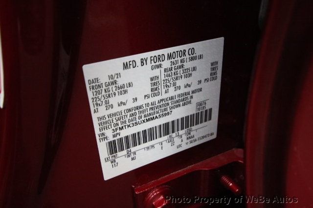 2021 Ford Mustang Mach-E Premium AWD - 22890796 - 25