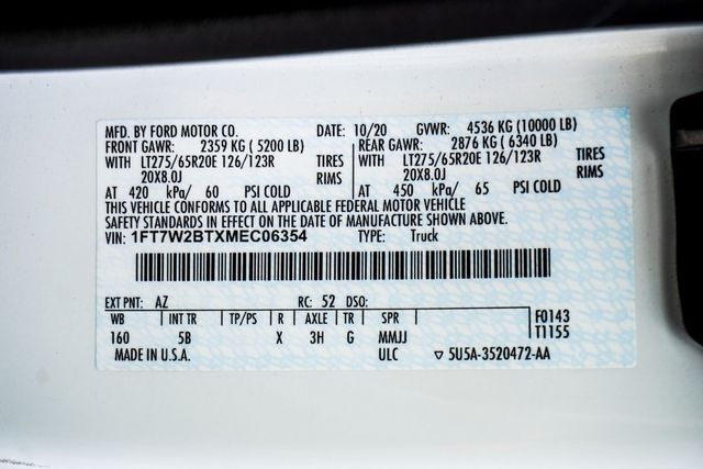 2021 Ford Super Duty F-250 SRW Lariat - 22882487 - 44