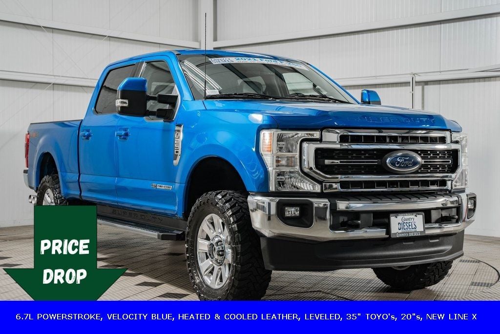 2021 Ford Super Duty F-250 SRW Lariat Leveled - 22705672 - 0