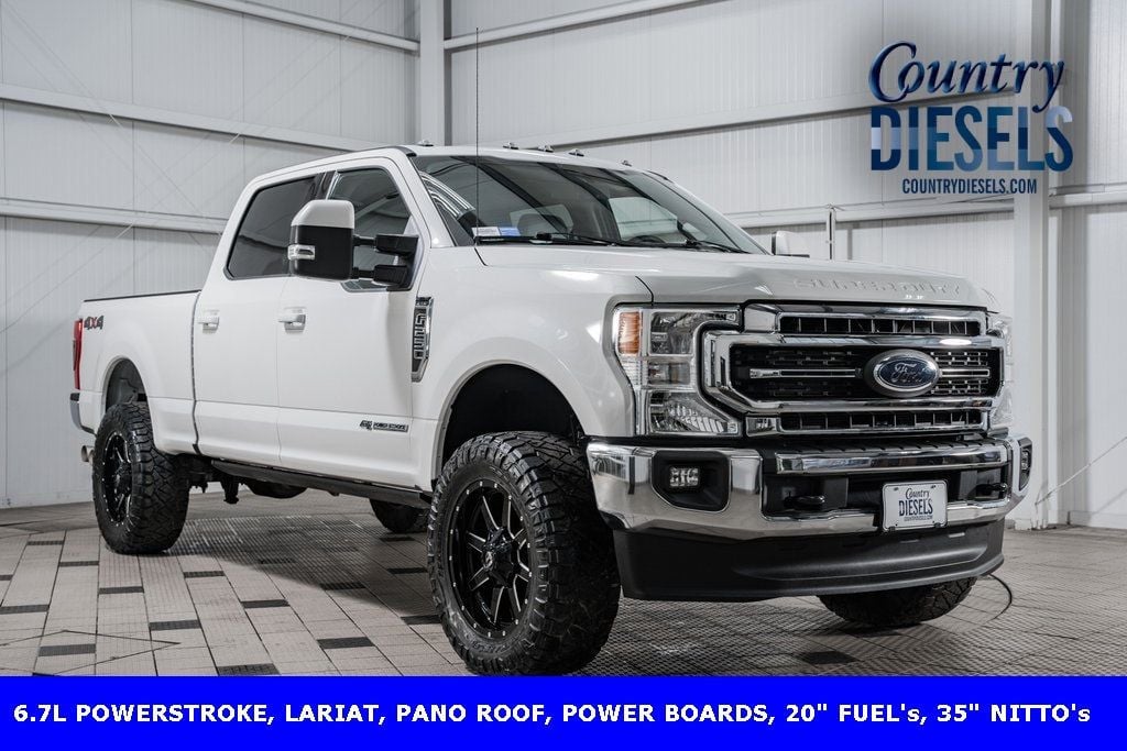 2021 Ford Super Duty F-250 SRW Lariat Leveled - 22755647 - 0