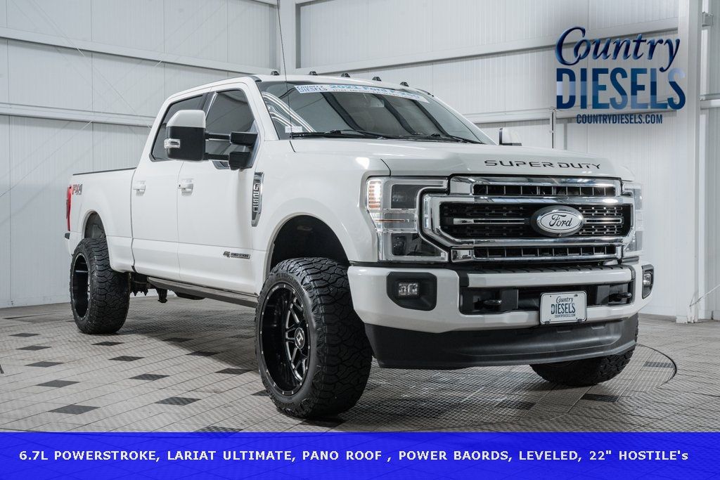 2021 Ford Super Duty F-250 SRW Lariat Ultimate FX4 Leveled - 22592653 - 0