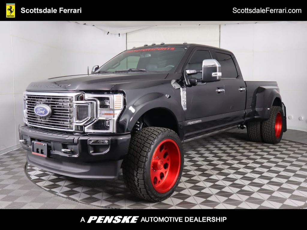 2021 Used Ford Super Duty F 350 Drw Platinum 4wd Crew Cab 8 Box At Scottsdale Ferrari Serving Phoenix Az Iid 20817913