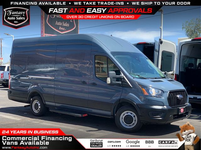2021 Ford Transit Cargo Van T-250 148" EL Hi Rf 9070 GVWR RWD 1-Owner - 23016580 - 0
