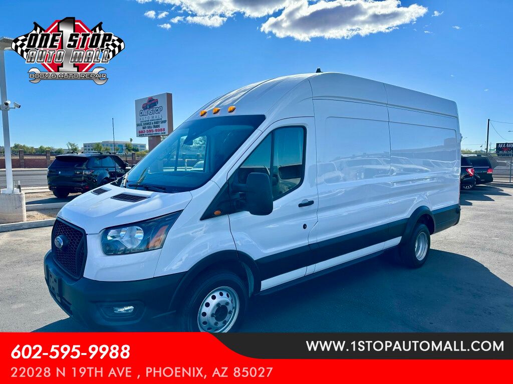 2021 Ford Transit Cargo Van T-350 HD 148" EL Hi Rf 10360 GVWR DRW RWD - 22668437 - 0