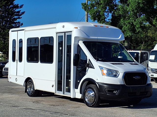 2021 Ford Transit Cutaway 350 10 Passenger Shuttle Bus w/Wheelchair - 23001573 - 0