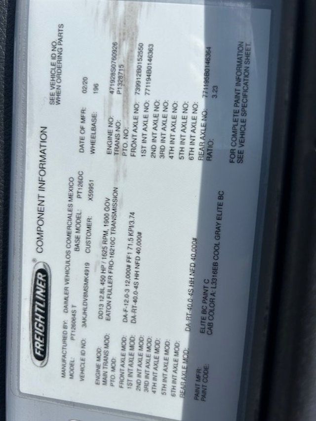 2021 Freightliner Cascadia 2021 FREIGHTLINER DAY CAB - 23001260 - 13