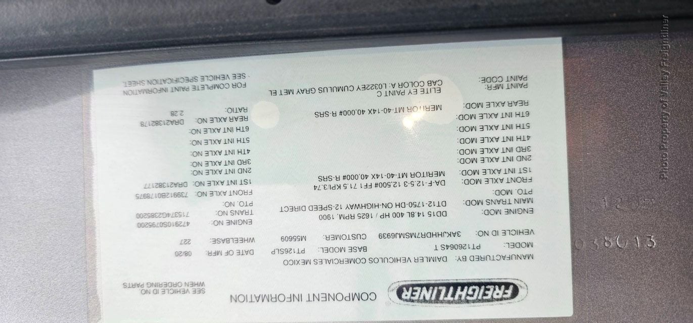 2021 Freightliner Cascadia 126  - 22931447 - 21