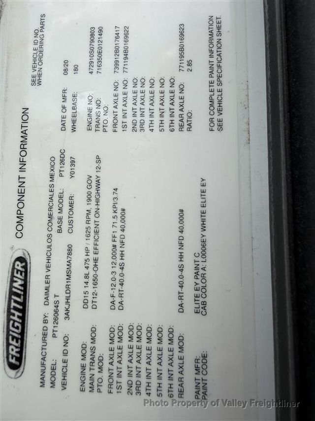 2021 Freightliner Cascadia 126  - 23080558 - 20