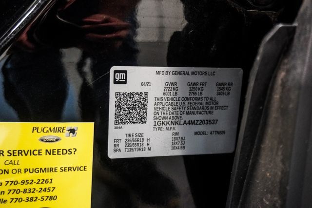 2021 GMC Acadia FWD 4dr SLE - 23068982 - 37