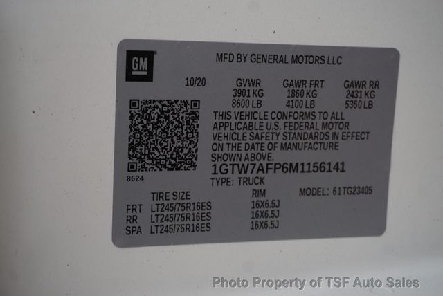 2021 GMC Savana Cargo Van RWD 2500 135" REAR CAMERA APPLE/ANDROID CARPLAY VERY CLEAN VAN  - 22828177 - 35