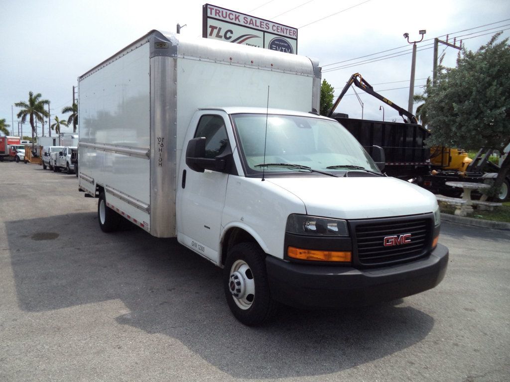 2021 GMC Savana G3500 w/ 16ft Box Truck Dry Cargo Truck & Aluminum Ramp - 23038231 - 5