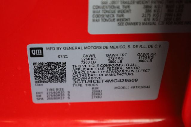 2021 GMC Sierra 1500  - 22958440 - 31