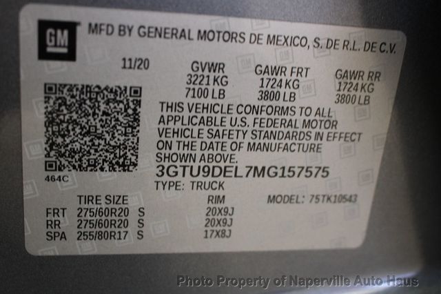 2021 GMC Sierra 1500 4WD Crew Cab 147" SLT - 22992002 - 73