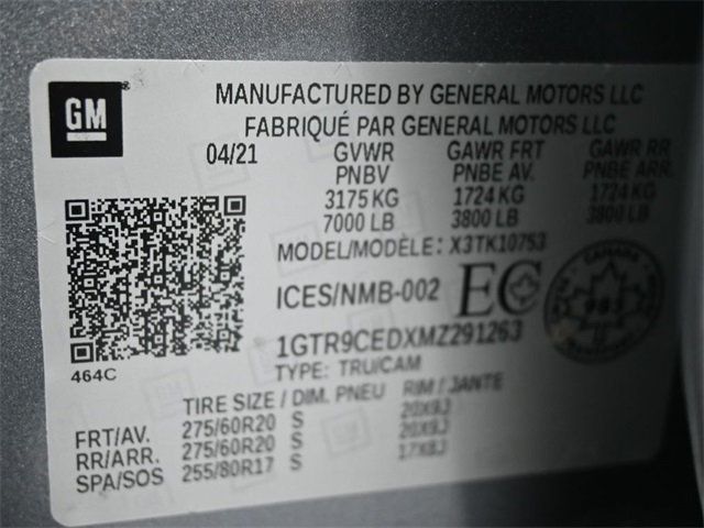 2021 GMC Sierra 1500 Elevation - 22935587 - 7