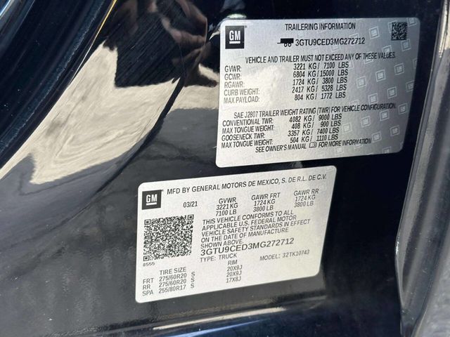 2021 GMC Sierra 1500 Elevation 4x4 4dr Crew Cab 5.8 ft. SB - 23011849 - 24
