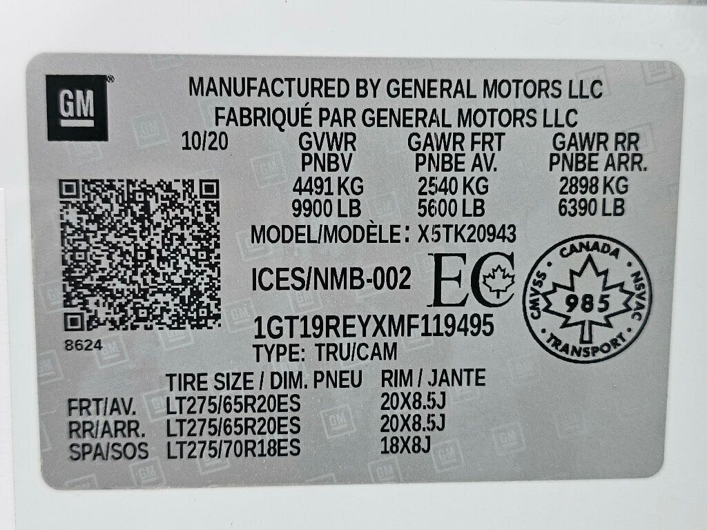 2021 GMC Sierra 2500HD 4WD Crew Cab 172" Denali - 22946201 - 43