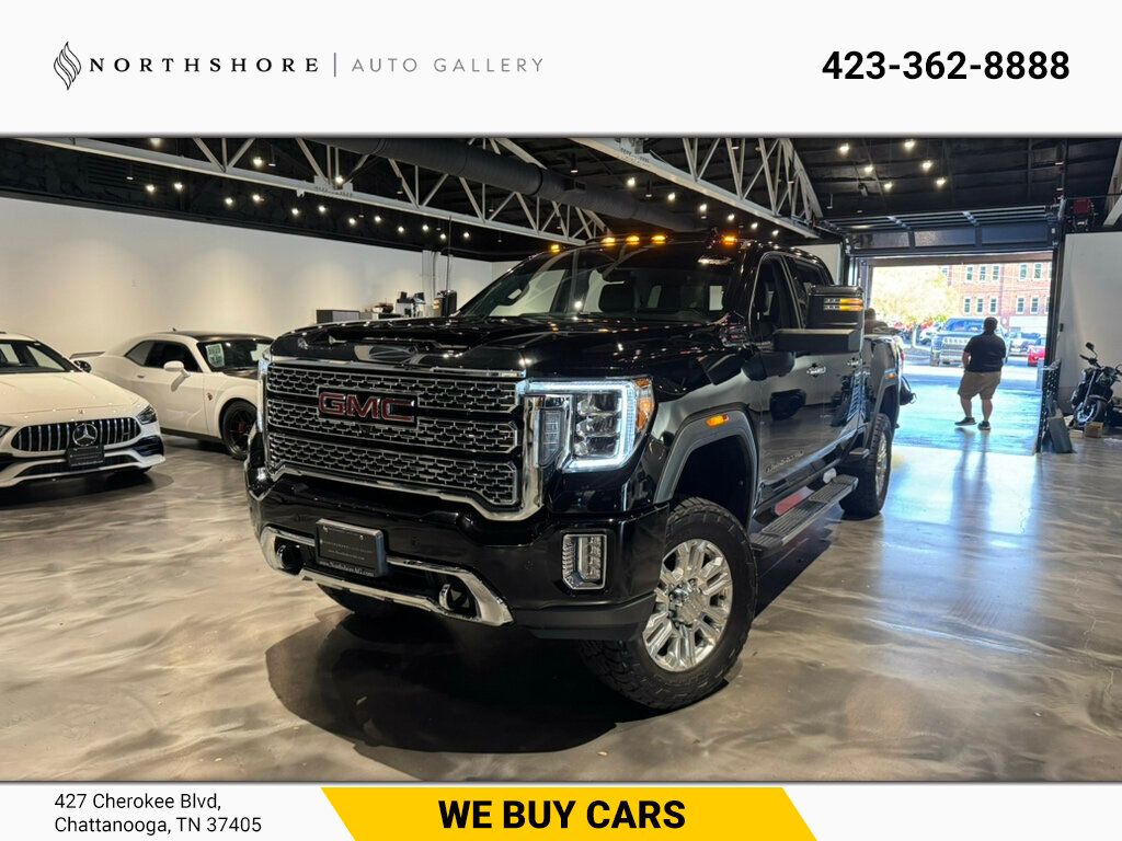 2021 GMC Sierra 2500HD DenaliUltimatePkg/4WD/MoonRoof/HeadUpDisplay/5thWheelPkg/NAV - 22932274 - 0