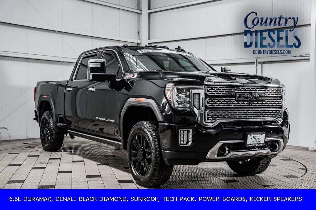 2021 GMC Sierra 3500HD Denali Ultimate Black Diamond Z71 - 22717151 - 0