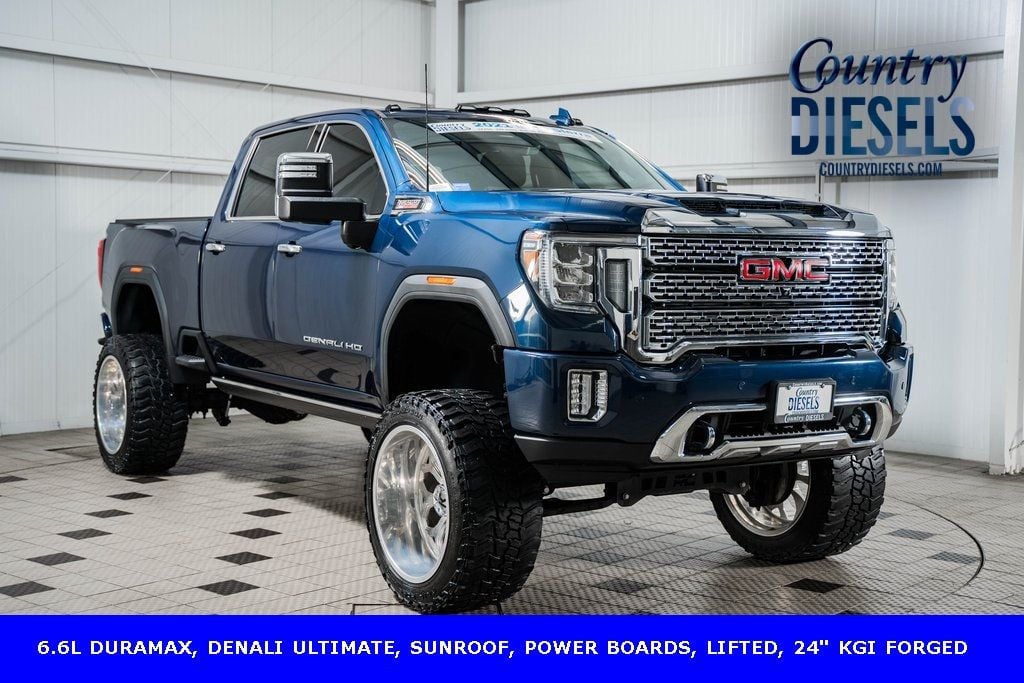 2021 GMC Sierra 3500HD Denali Ultimate Z71 Lifted - 22778850 - 0