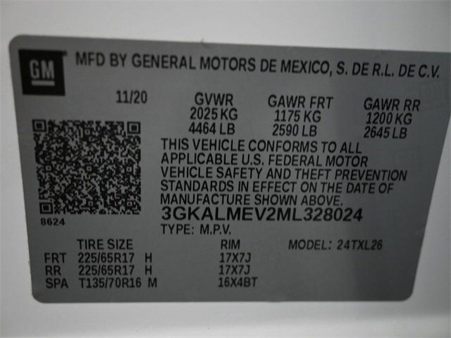 2021 GMC Terrain FWD 4dr SLE - 22920997 - 3